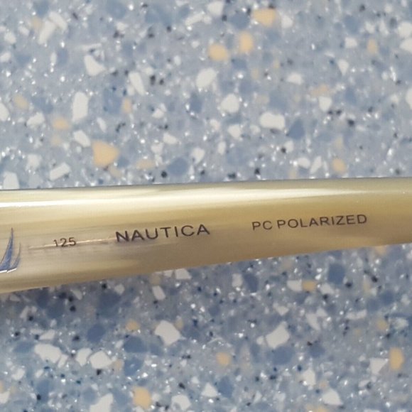 Nautica Sunglasses Escapade style, Black Lined, Polarized,  Sport Wrap Designer - Picture 4 of 5